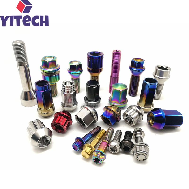 CNC Machining Titanium Bolts Nuts Fasteners